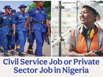 Civil Service Job or Private Sector Job in Nigeria
