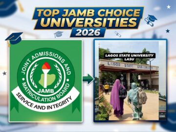 Top universities in Nigeria by first choice