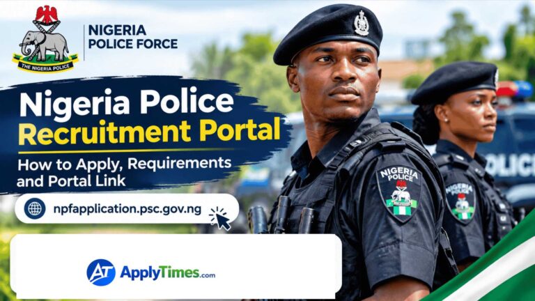 Nigeria Police Recruitment Portal: How to Apply, Requirements, The NPF Portal Link