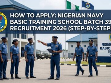 How to Apply for Nigerian Navy Basic Training School Batch 39 Recruitment 2026 (Step by Step)